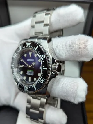 Reloj Seiko Mod Deepsea Sea-Dweller Azul Marino