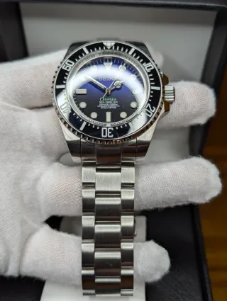 Reloj Seiko Mod Deepsea Sea-Dweller Azul Marino