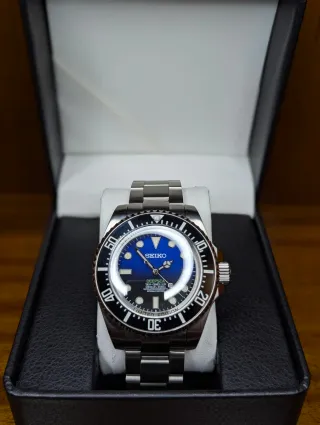 Reloj Seiko Mod Deepsea Sea-Dweller Azul Marino