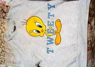 Sudadera Piolín Mujer Gris