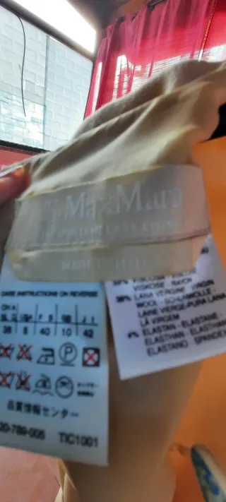 Max Mara Vestito Beige tg 42