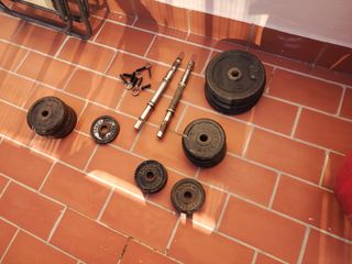 Set Mancuernas y Pesas 1 solo pak