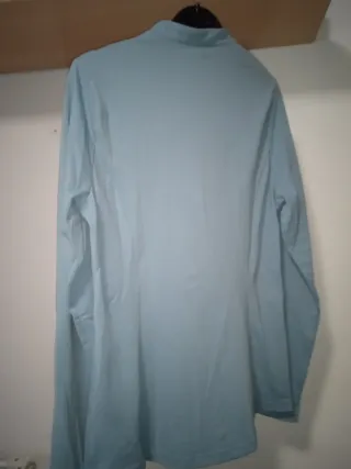 Camiseta manga larga azul