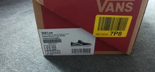 Zapatillas Vans Azules y Blancas