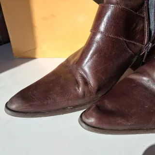 Botas altas vintage de piel mujer Laura Lor