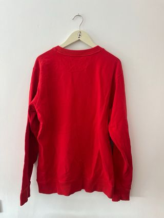 Sudadera Calvin Klein Jeans Roja Talla L