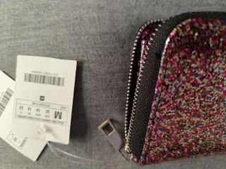Cartera Stradivarius Glitter Multicolor