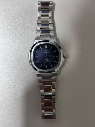 Reloj Poedagar Azul y Plateado