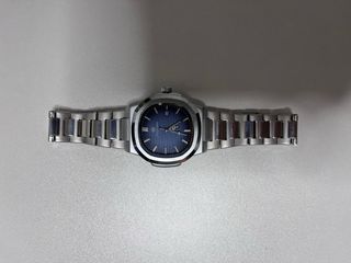Reloj Poedagar Azul y Plateado