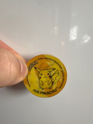 Tazo Pokémon Pikachu #25 Eléctrico