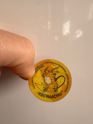 Tazo Pokémon Pikachu #25 Eléctrico