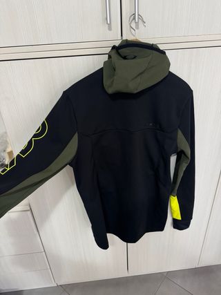 Felpa Tecnica Oakley Nero/Verde