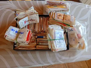 Migliaia di bustine di zucchero vari