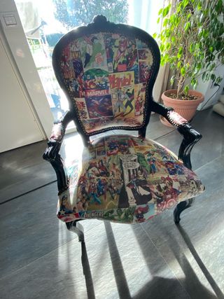 Poltrona stile barocco Marvel Comics
