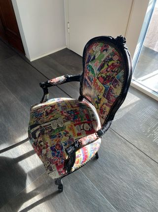 Poltrona stile barocco Marvel Comics