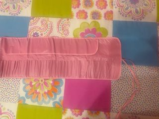 Organizador de pinceles/brochas rosa