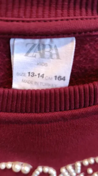 Sudadera niña corazón perlas Plié Chassé Jeté