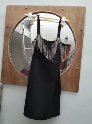 Tubino nero con strass