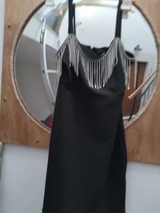 Tubino nero con strass