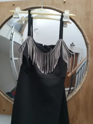 Tubino nero con strass