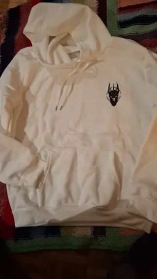 Sudadera Blanca Sauron El Señor de los Anillos