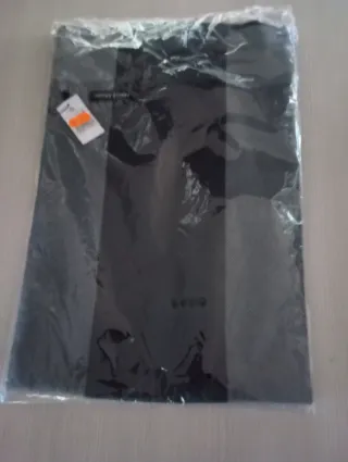 Pañuelo cuello negro y gris