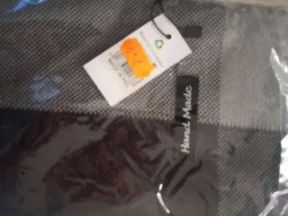 Pañuelo cuello negro y gris