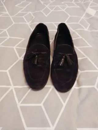 Mocasines Hombre Azul Oscuro