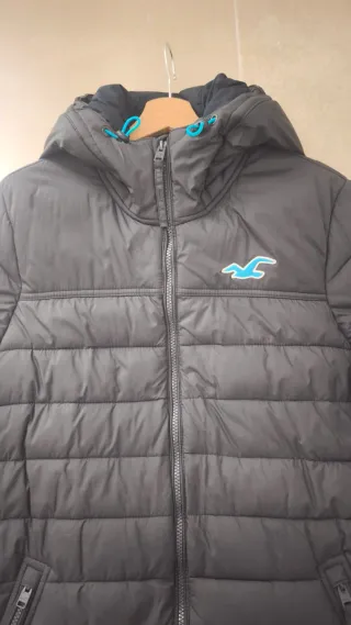 Chaqueta Hollister Negra Talla L