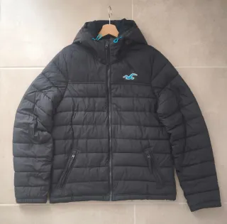 Chaqueta Hollister Negra Talla L