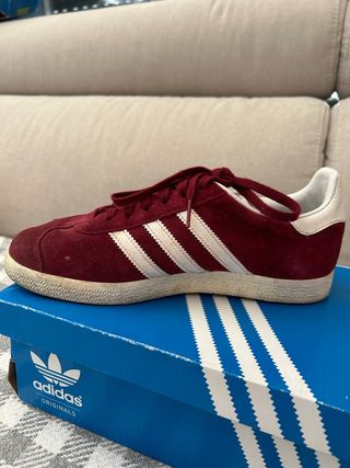 Adidas Gazelle Bambas Rojo/Blanco