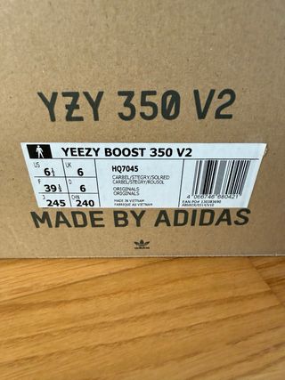 Adidas Yeezy Boost 350 V2 Gris Naranja