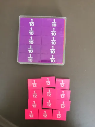 Juego de Fracciones Matemáticas para Aprender