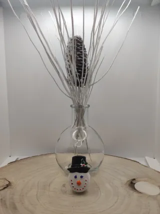 Imán Muñeco Nieve Sombrero