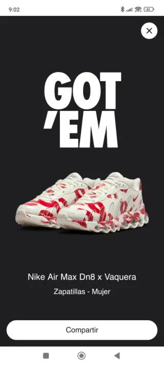 Nike Air Max Dn8 x Vaquera Blancas Rojas