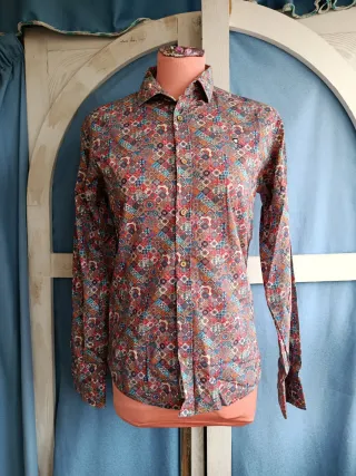 Camisa Estampado Mosaico Multicolor