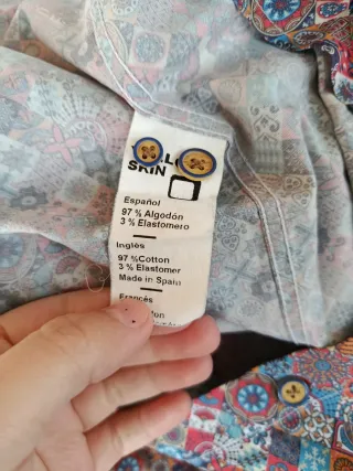 Camisa Estampado Mosaico Multicolor