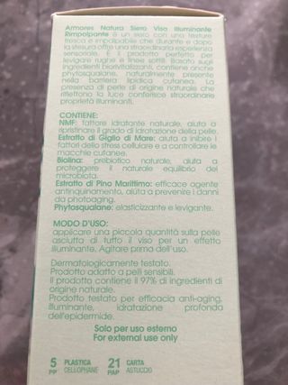 Armores Natura Siero Viso Illuminante