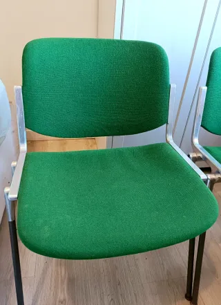 Set 2 sedie Castelli DSC 106 anni 80 con braccioli