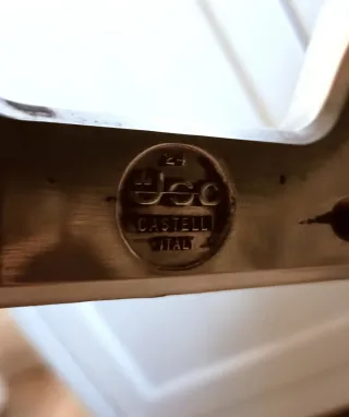 Set 2 sedie Castelli DSC 106 anni 80 con braccioli