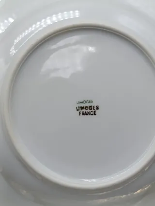 Vajilla 6 servicios porcelana Limoges