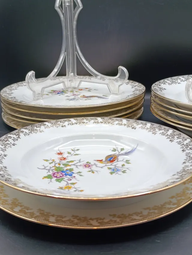 Vajilla 6 servicios porcelana Limoges