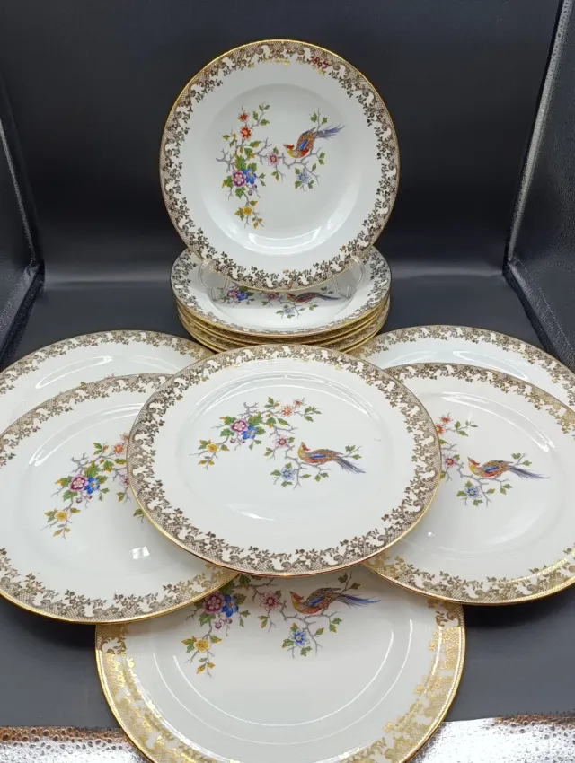 Vajilla 6 servicios porcelana Limoges