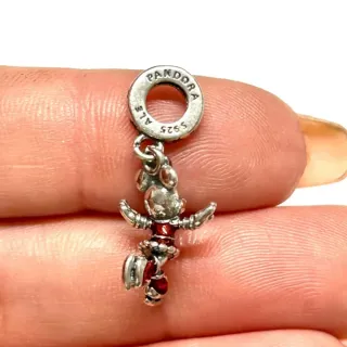 Charm Minnie Patinadora Plata