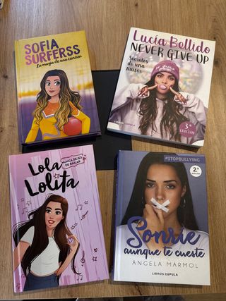 Lote de libros de influencers
