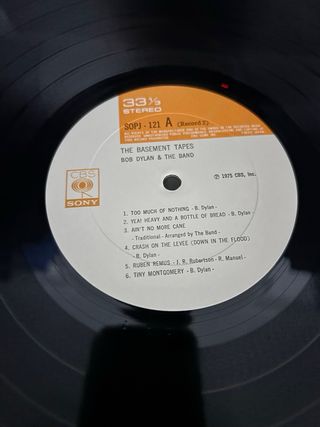 Bob Dylan The Basement Tapes Japón Press 2Lp’s
