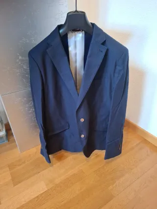 Americana El Ganso azul hombre