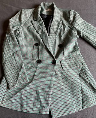 Chaqueta cuadros New Collection Talla M