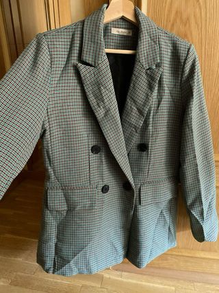 Chaqueta cuadros New Collection Talla M