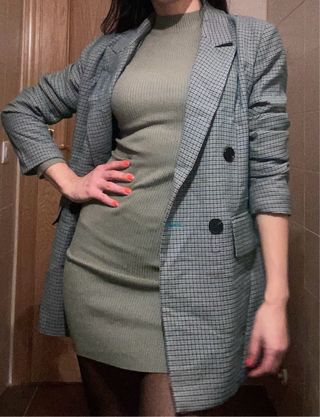 Chaqueta cuadros New Collection Talla M